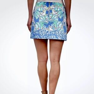 Lilly Pulitzer Bay Blue Coasting Engineered
Tate Skirt